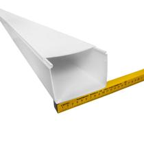 Canaleta De Alta Densidade em PVC - 110mm x 80mm x 2000mm (11cm x 8cm) - Hellermann Tyton