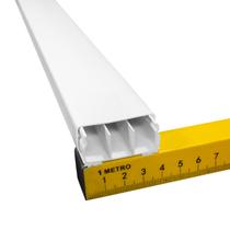 Canaleta De PVC Com Divisoria 40 x 16 x 2000mm Branca Com Fita Dupla Face - ILUMI 62092df