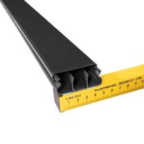 Canaleta De PVC reforçada com Divisoria 50 x 20 x 2000 mm Preta Com Fita Dupla Face HTA5020 - Hellermann Tyton