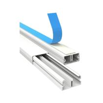 Canaleta Externa 20x10mm 2mt C/ Adesivo e Divisória BR ENERBRAS