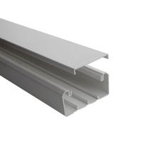 Canaleta Lisa Cinza 30x80mm 2 Metros - Elesys
