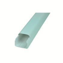 Canaleta Perfil Para Split 60 PDR60 Com 1 Metro Com Tampa - Branca