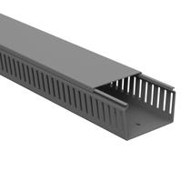 Canaleta Pvc 80x50x2000mm Recorte Fechado Cinza Canaleta Pvc 80x50x2000mm Recorte Fechado Cinza