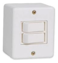 Canaleta PVC Box Br Conj 2 Int Simples 6A Ilumi