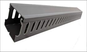 Canaleta Pvc Cinza Aberta 1 Metro Canaleta Pvc Cinza Aberta 1 Metro