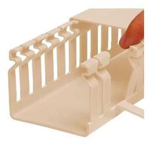 Canaleta Recorte Aberto Creme 50x50mm 2 Metros - Dutoplast