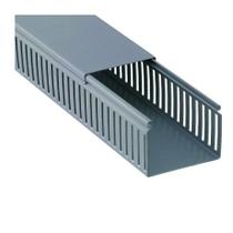 Canaleta Recorte Fechado Cinza 50x50mm 2 Metros - Elesys