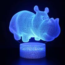 Candeeiro de mesa 3D Animal LED Ambient Light Visual Illusion Candeeiro de mesa 3D Animal LED Ambient Light Visual Illusion