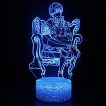 Candeeiro de mesa 3D Attacks On Titans Colorful Touch LED Night Light