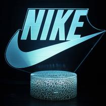 Candeeiro de mesa 3D, calçados esportivos, patins, luz de toque LED colorida