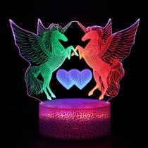 Candeeiro de mesa 3D Custom Creative Light Tri-Color Visual Illusion Candeeiro de mesa 3D Custom Creative Light Tri-Color Visual Illusion