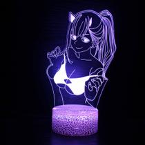 Candeeiro de mesa 3D Darling In The Franxx Creative Visual LED Candeeiro de mesa 3D Darling In The Franxx Creative Visual LED