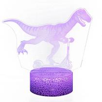 Candeeiro de mesa 3D Dinosaur Colorful LED Touch Control Candeeiro de mesa 3D Dinosaur Colorful LED Touch Control