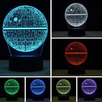 Candeeiro de mesa 3D Illusion Night Light XINYUANLAI Death Star