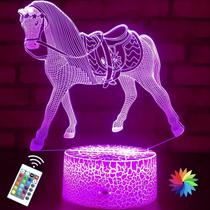 Candeeiro de mesa 3D Night Light Romantic Wedding Broom Castle