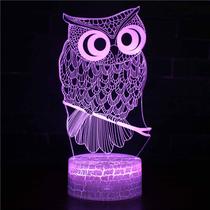 Candeeiro de mesa 3D Owl Eagle Bird Lâmpada estereoscópica visual USB Candeeiro de mesa 3D Owl Eagle Bird Lâmpada estereoscópica visual USB