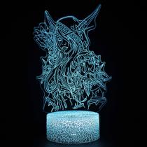 Candeeiro de mesa 3D Visual LED Colorido Touch Night Light Candeeiro de mesa 3D Visual LED Colorido Touch Night Light