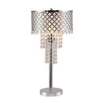 Candeeiro de mesa Benzara Denise 74 cm Crystal Mesh Shade Candeeiro de mesa Benzara Denise 74 cm Crystal Mesh Shade