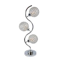 Candeeiro de mesa Benzara Denise 81 cm Metal Frame Crystal Globe