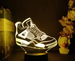 Candeeiro de mesa Creative Basketball Shoe Ornament 3D Night Light Candeeiro de mesa Creative Basketball Shoe Ornament 3D Night Light