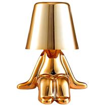 Candeeiro de mesa GZKPL Thinker Collection Cordless Gold LED