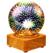 Candeeiro de mesa GZKPL Twinkle 3D Firework Ball Light USB