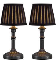 Candeeiro de mesa KDG Cordless Portable, conjunto de 2 LED 2700K Silver