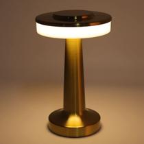 Candeeiro de mesa LED portátil GOWENIC Lâmpada de mesa vintage moderna
