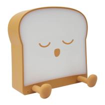 Candeeiro de mesa LED USB Toast Pattern Night Light para quarto de crianças