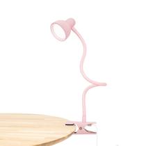 Candeeiro de mesa LifMira Pink Clip on Reading Light, 3 cores, 10 brilhos Candeeiro de mesa LifMira Pink Clip on Reading Light, 3 cores, 10 brilhos