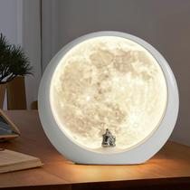 Candeeiro de mesa Mamre Lâmpada Super Moon para quarto e sala de estar Candeeiro de mesa Mamre Lâmpada Super Moon para quarto e sala de estar