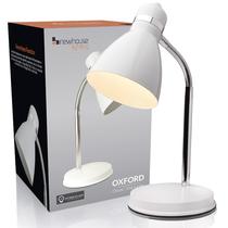 Candeeiro de mesa Newhouse Lighting Oxford White Metal LED 6W Candeeiro de mesa Newhouse Lighting Oxford White Metal LED 6W