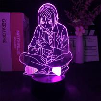 Candeeiro de mesa Night Light 3D Haikyuus Anime com controle de toque Candeeiro de mesa Night Light 3D Haikyuus Anime com controle de toque