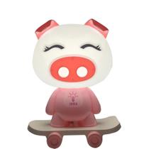 Candeeiro de mesa Night Light Cartoon Bear Skateboard para crianças