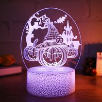 Candeeiro de mesa Night Light Creative 3D Crack Touch LED acrílico Candeeiro de mesa Night Light Creative 3D Crack Touch LED acrílico