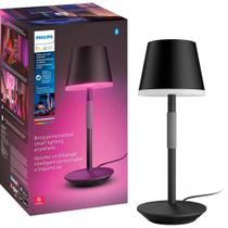 Candeeiro de mesa portátil inteligente Philips Hue Go Black - 1 pacote