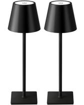 Candeeiro de mesa sem fio KDG, pacote com 2 lâmpadas de mesa LED, bateria de 5000mAh
