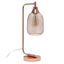 Candeeiro de mesa Simple Designs LD1060-RGD Rose Gold Mesh