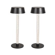 Candeeiro de mesa Snotme Cordless, conjunto de 2 bubble Steam com bateria Candeeiro de mesa Snotme Cordless, conjunto de 2 bubble Steam com bateria