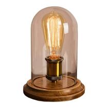 Candeeiro de mesa Surpars House Farmhouse Vintage Glass Shade Candeeiro de mesa Surpars House Farmhouse Vintage Glass Shade