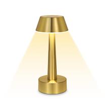Candeeiro de mesa UMEXUS com bateria recarregável sem fio dourado