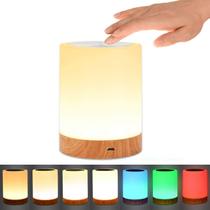 Candeeiro de mesa UNIFUN Night Light Touch Dimmable com bateria recarregável