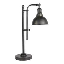 Candeeiro de mesa VONLUCE Rústico Preto Ajustável Estilo Industrial