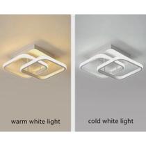 Candeeiro de Teto Branco Quente Pendente Branco 24x20x12,5cm