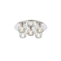 Candeeiro de teto Elegant Lighting Graham 16cm Chrome 5-Light