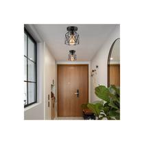 Candeeiro de teto Nordic Vintage Pendant E27 2 peças