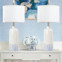 Candeeiros de mesa Sucolite 26 Ceramic Coastal Living Room Blue Candeeiros de mesa Sucolite 26 Ceramic Coastal Living Room Blue