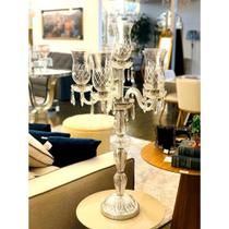 Candelabro 5 Pontas Cristal Lapidado Losango Classic Formosa Candelabro 5 Pontas Cristal Lapidado Losango Classic Formosa