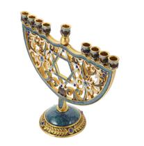 Candelabro 9 Velas Menorá Hanukkah Chanukiá De Israel