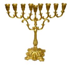 Candelabro 9 Velas - Menorá - Hanukkah Chanukiá Grande
